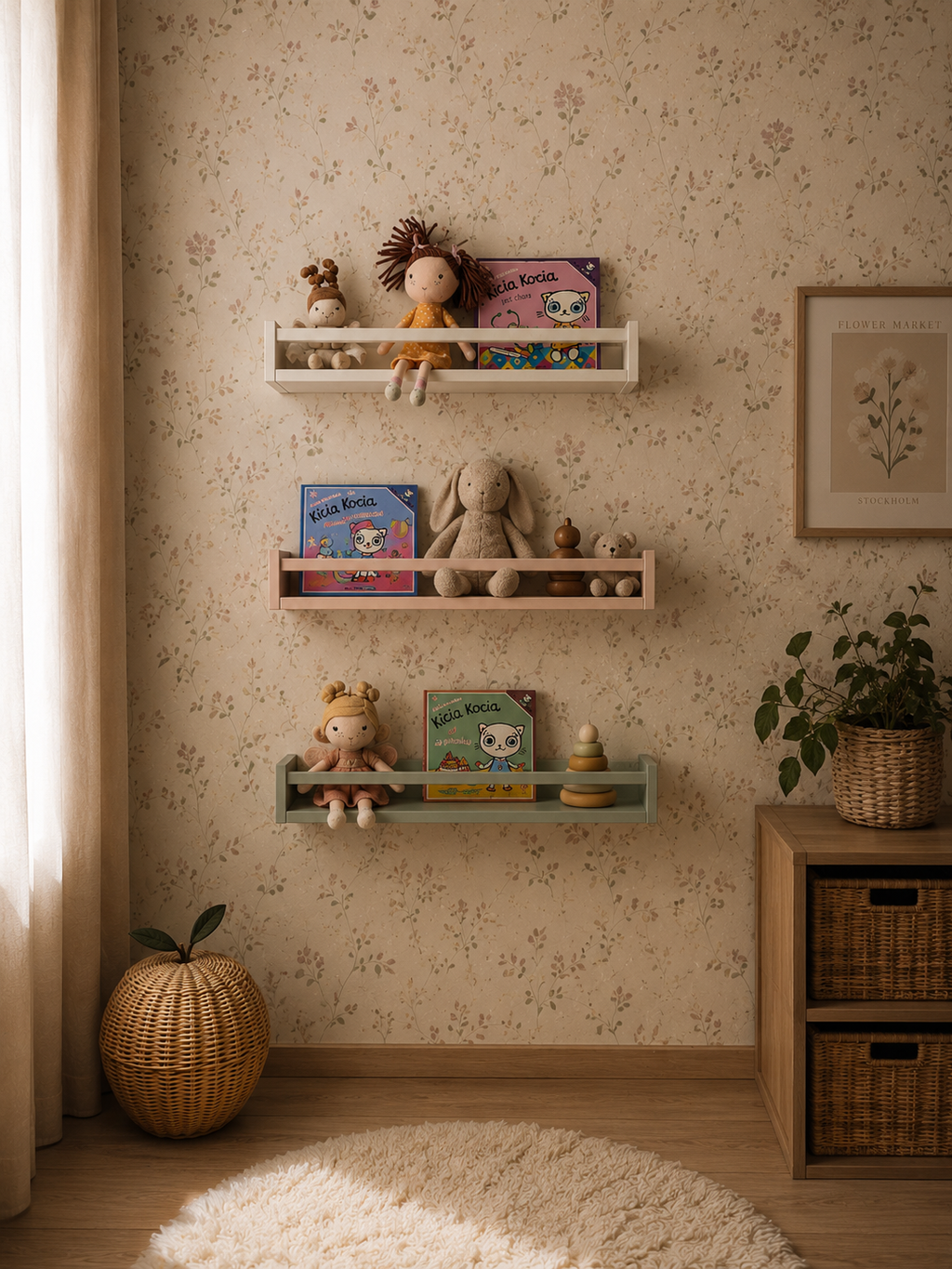 Biblioteczka ścienna 75cm