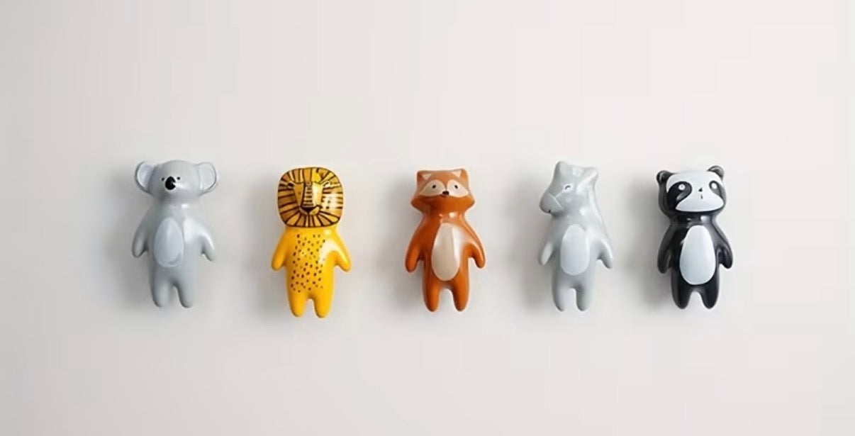 Zestaw 5 ceramicznych gałek